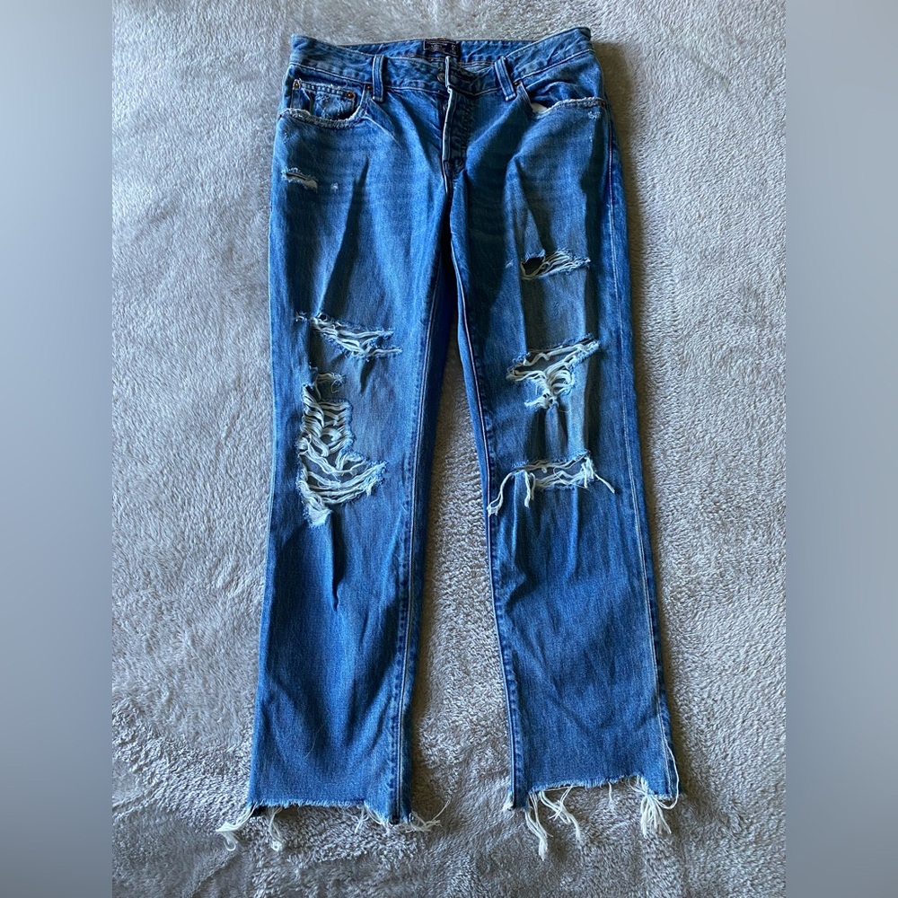 Abercrombie & Fitch Ames Low Rise Slim Boyfriend Women's Jeans